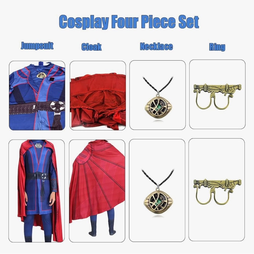 Dr Strange Costume for kids size Medium - Picture 3 of 9